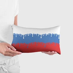 Подушка-антистресс Флаг России потёки, цвет: 3D-принт — фото 2