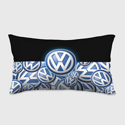Подушка-антистресс Volkswagen Большое лого паттерн, цвет: 3D-принт