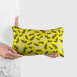 Подушка-антистресс Пчелы на желтом, цвет: 3D-принт — фото 2