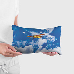 Подушка-антистресс Гражданский самолет Ан-2, цвет: 3D-принт — фото 2
