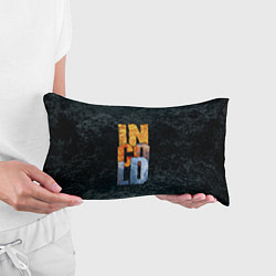 Подушка-антистресс IN COLD логотип на темном фоне, цвет: 3D-принт — фото 2