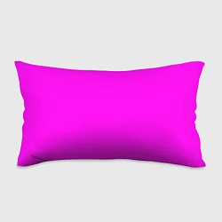Подушка-антистресс Однотонный розовый неоновый Пион, цвет: 3D-принт