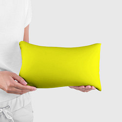 Подушка-антистресс Однотонный неоновый лимонный желтый тон, цвет: 3D-принт — фото 2