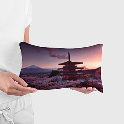 Подушка-антистресс Цветение сакуры в Японии, цвет: 3D-принт — фото 2