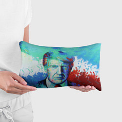 Подушка-антистресс Дональд Трамп арт, цвет: 3D-принт — фото 2