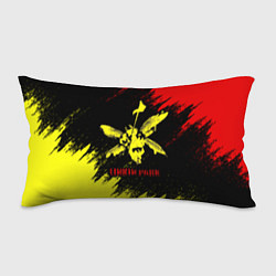 Подушка-антистресс Linkin Park желто-красный, цвет: 3D-принт