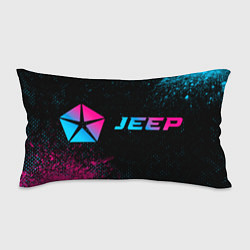 Подушка-антистресс Jeep Neon Gradient, цвет: 3D-принт