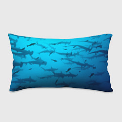 Подушка-антистресс Акулы - океан, цвет: 3D-принт