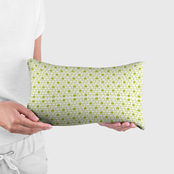 Подушка-антистресс Зеленые кирпичики и цветы, цвет: 3D-принт — фото 2