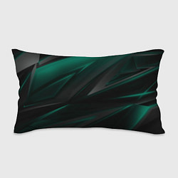 Подушка-антистресс Бирюзовый черный фон