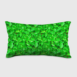 Подушка-антистресс Зелёные листья - текстура, цвет: 3D-принт