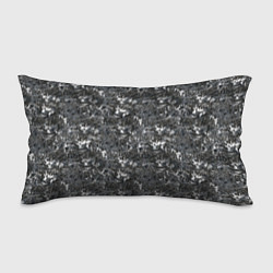 Подушка-антистресс Темно серый графитовый с текстурой камня, цвет: 3D-принт