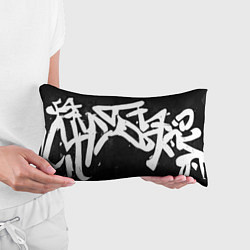 Подушка-антистресс Иероглифы в стиле граффити, цвет: 3D-принт — фото 2