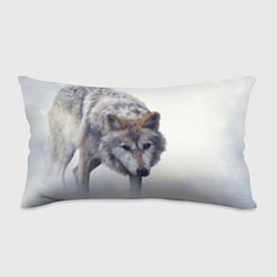 Подушка-антистресс Волк зимой, цвет: 3D-принт