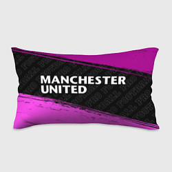 Подушка-антистресс Manchester United pro football: надпись и символ, цвет: 3D-принт