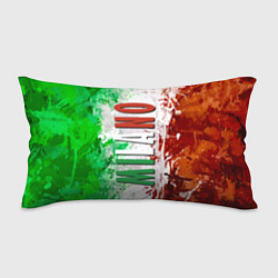 Подушка-антистресс Флаг Италии - кляксы, цвет: 3D-принт