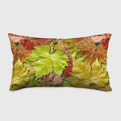 Подушка-антистресс Осенние листья клёна - паттерн, цвет: 3D-принт