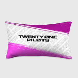 Подушка-антистресс Twenty One Pilots rock legends: надпись и символ, цвет: 3D-принт