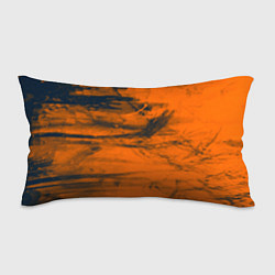 Подушка-антистресс Абстрактная оранжевая поверхность и чёрные тени, цвет: 3D-принт