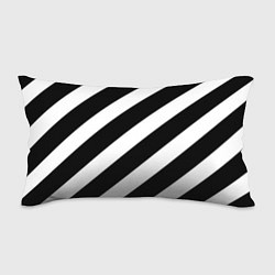 Подушка-антистресс Черно белые полоски, цвет: 3D-принт