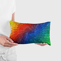 Подушка-антистресс Листы цветной бумаги, цвет: 3D-принт — фото 2