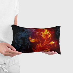 Подушка-антистресс Огненный цветок с дымом, цвет: 3D-принт — фото 2