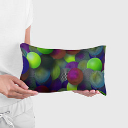 Подушка-антистресс Трехмерные разноцветные шары, цвет: 3D-принт — фото 2
