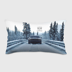 Подушка-антистресс Dodge in winter forest, цвет: 3D-принт