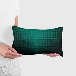 Подушка-антистресс Мозаичный узор в черно -зеленых тонах, цвет: 3D-принт — фото 2