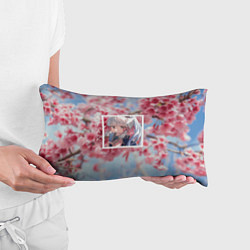 Подушка-антистресс Камисато Аяка в квадрате, цвет: 3D-принт — фото 2