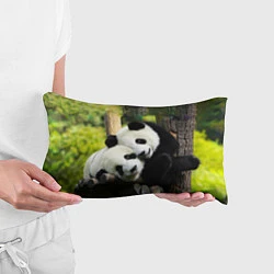 Подушка-антистресс Влюблённые панды, цвет: 3D-принт — фото 2