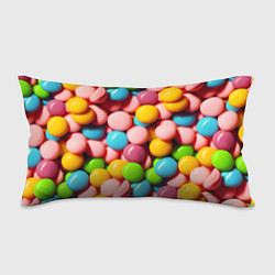 Подушка-антистресс Много ярких конфет, цвет: 3D-принт