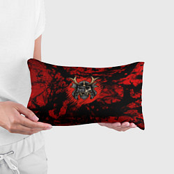 Подушка-антистресс Самурай black red, цвет: 3D-принт — фото 2