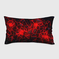 Подушка-антистресс Кристаллы в красных нитях, цвет: 3D-принт