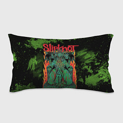 Подушка-антистресс Slipknot green satan, цвет: 3D-принт