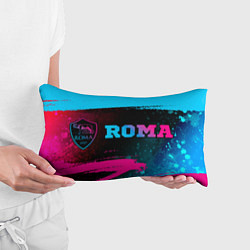 Подушка-антистресс Roma - neon gradient: надпись и символ, цвет: 3D-принт — фото 2