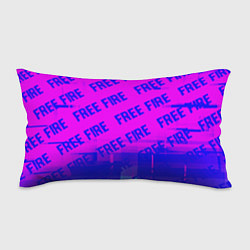 Подушка-антистресс Free Fire glitch text effect: паттерн, цвет: 3D-принт