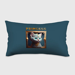 Подушка-антистресс Кошечка принцесса - картина в рамке, цвет: 3D-принт