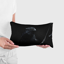 Подушка-антистресс Тёмный орёл, цвет: 3D-принт — фото 2