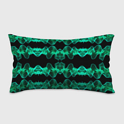 Подушка-антистресс Зелёные абстрактные полосы фракталов, цвет: 3D-принт