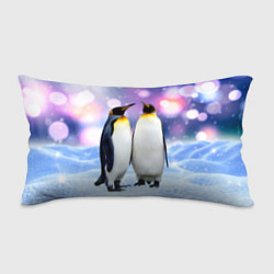 Подушка-антистресс Пингвины на снегу, цвет: 3D-принт