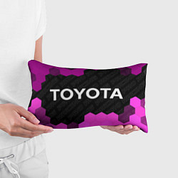 Подушка-антистресс Toyota pro racing: надпись и символ, цвет: 3D-принт — фото 2