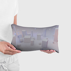 Подушка-антистресс Светлые геометрические шары и кубы, цвет: 3D-принт — фото 2