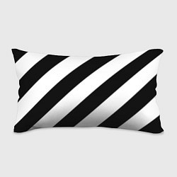 Подушка-антистресс Черно-белые полосы, цвет: 3D-принт