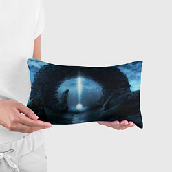 Подушка-антистресс Тёмная арка и свет в космосе, цвет: 3D-принт — фото 2