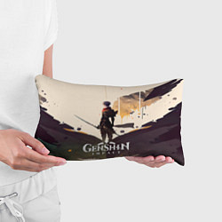 Подушка-антистресс Геншин Импакт, рисунок маслом, цвет: 3D-принт — фото 2