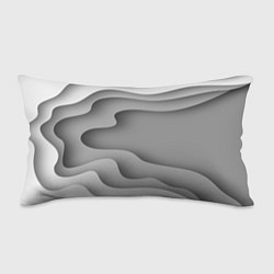Подушка-антистресс Множество оттенков серого в разломе, цвет: 3D-принт