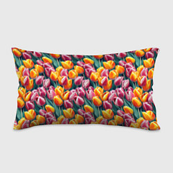 Подушка-антистресс Роскошные тюльпаны, цвет: 3D-принт