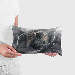 Подушка-антистресс Дракон и самурай, цвет: 3D-принт — фото 2