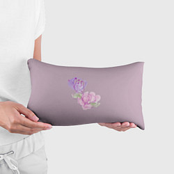 Подушка-антистресс Лайн арт рука и цветок, цвет: 3D-принт — фото 2